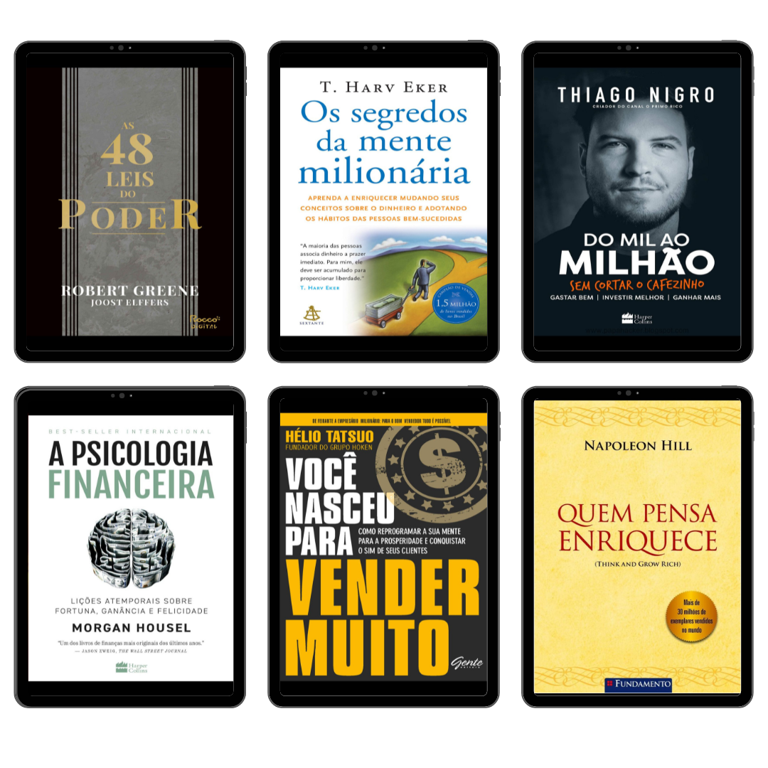 Pacote de Livros Mentalidade Milionária